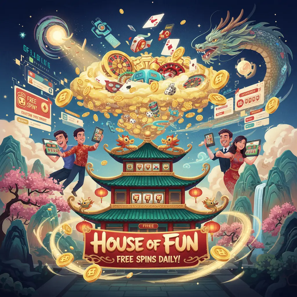 What casino app gives you free spins? - House